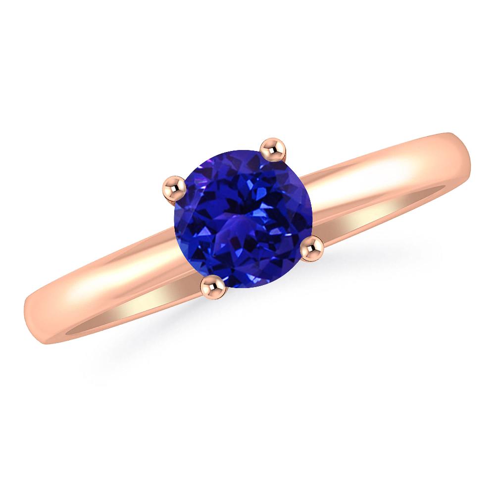 Rose Gold - Tanzanite