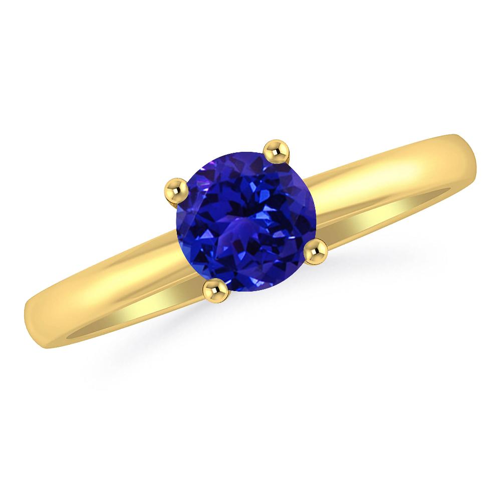 Yellow Gold - Tanzanite