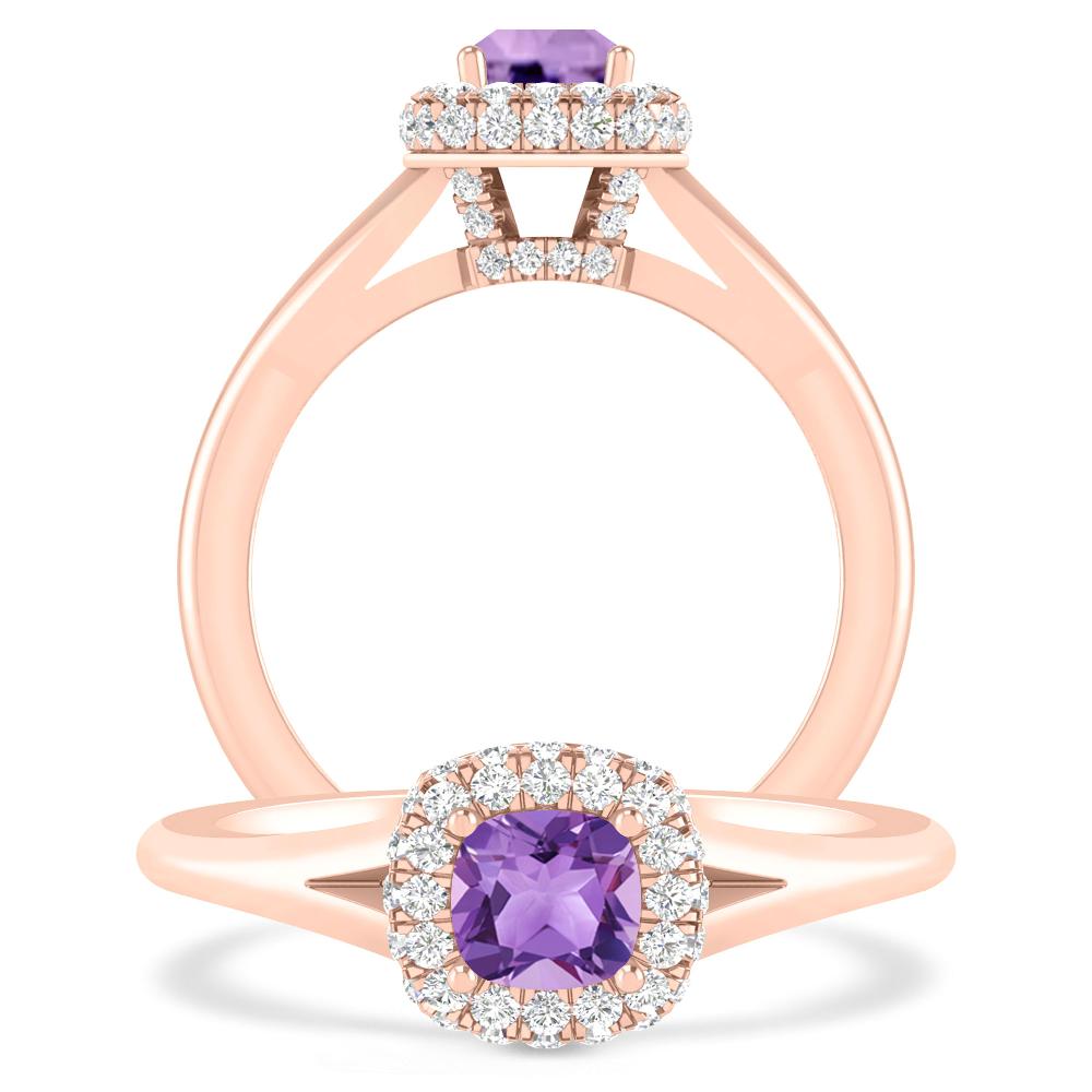 Rose Gold - Amethyst