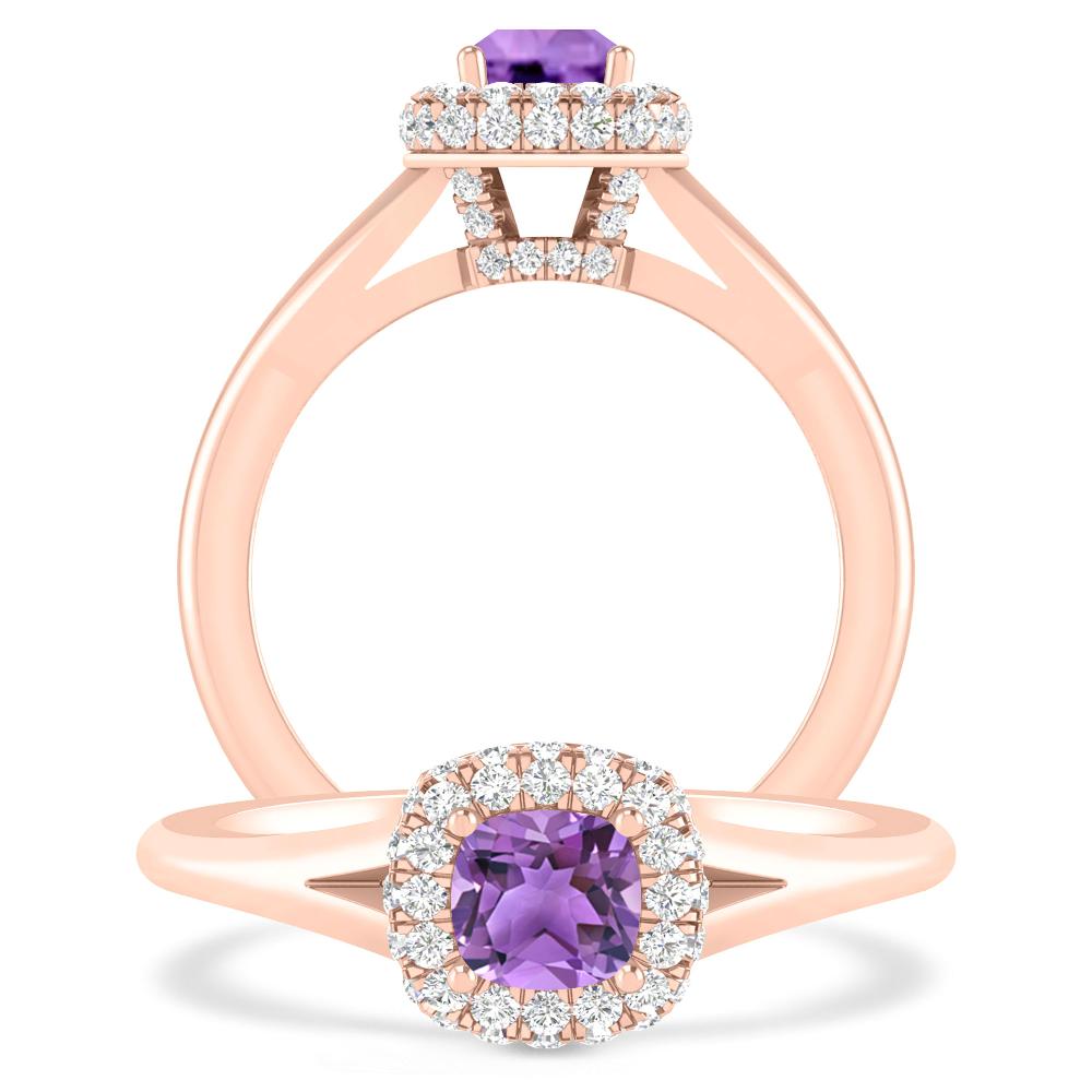 Rose Gold - Amethyst