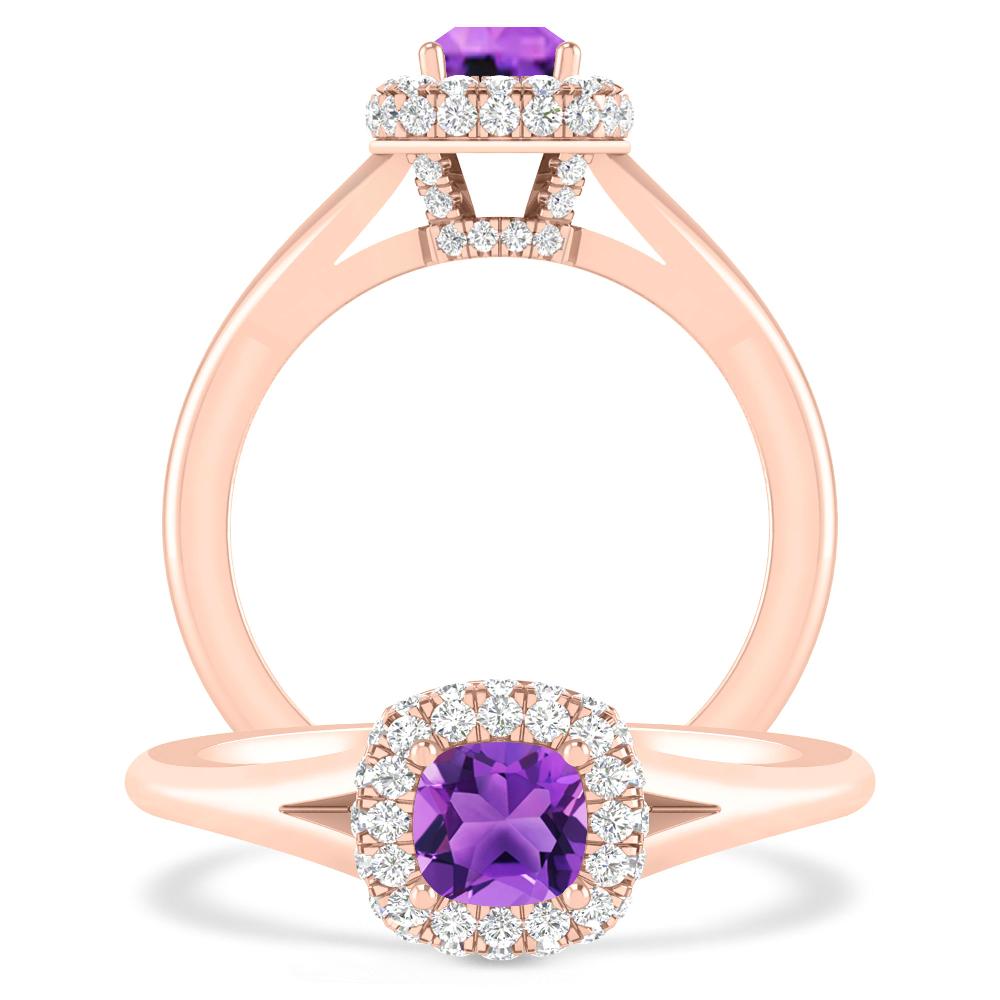 Rose Gold - Amethyst