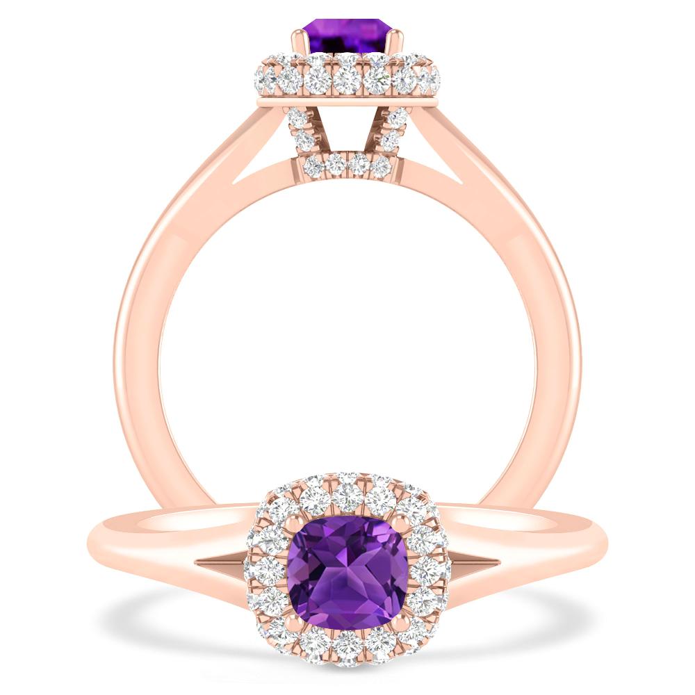 Rose Gold - Amethyst