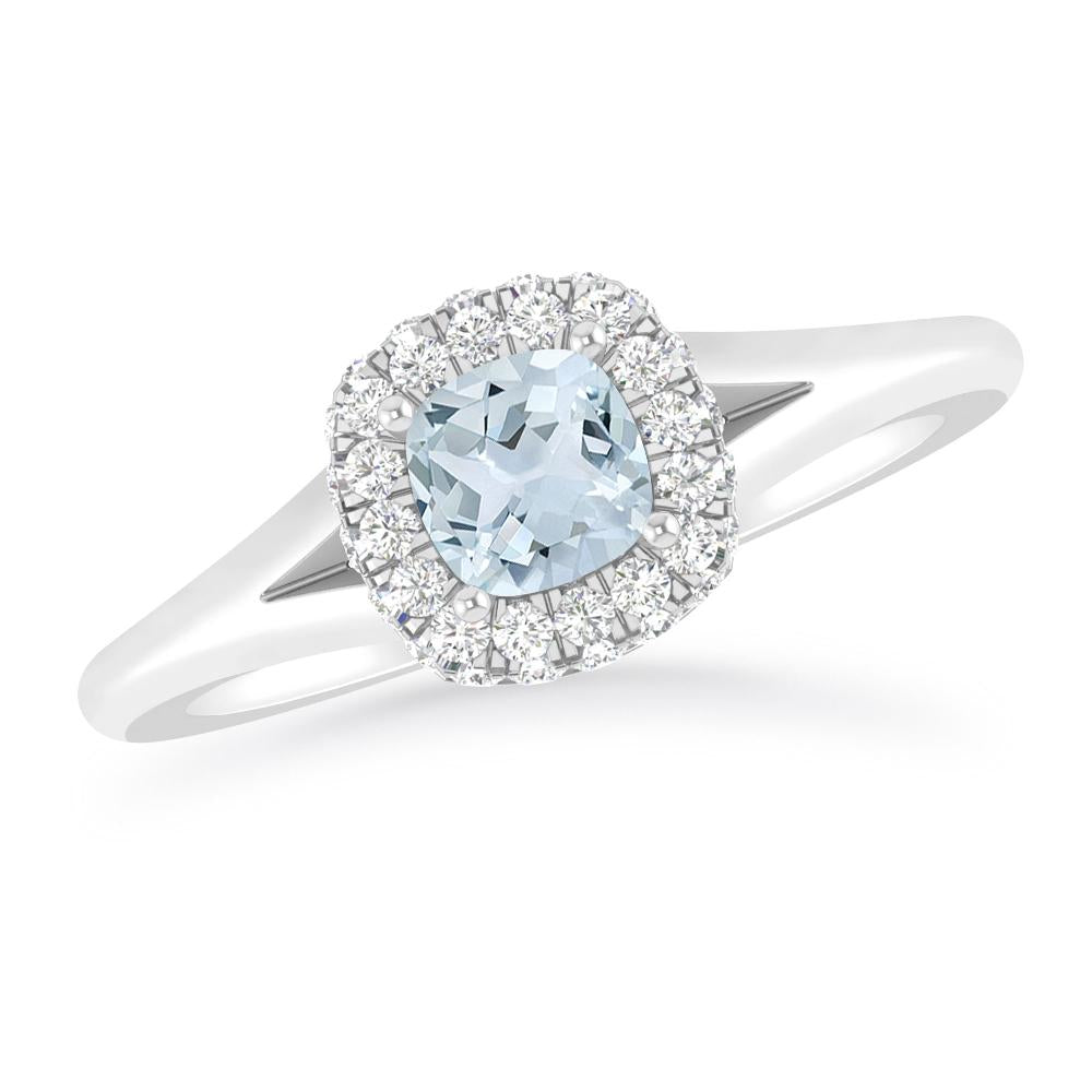 White Gold - Aquamarine