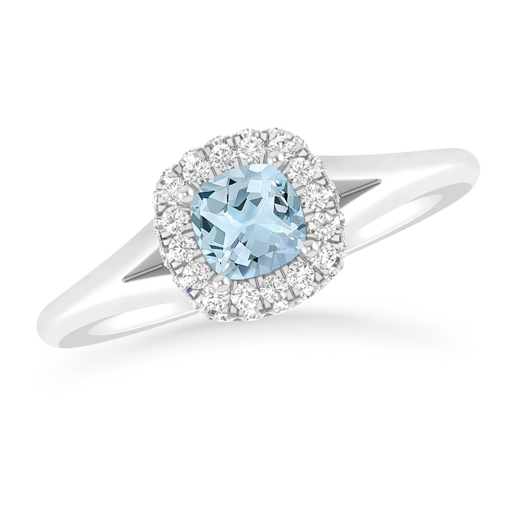 White Gold - Aquamarine