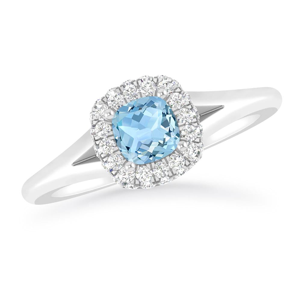 White Gold - Aquamarine