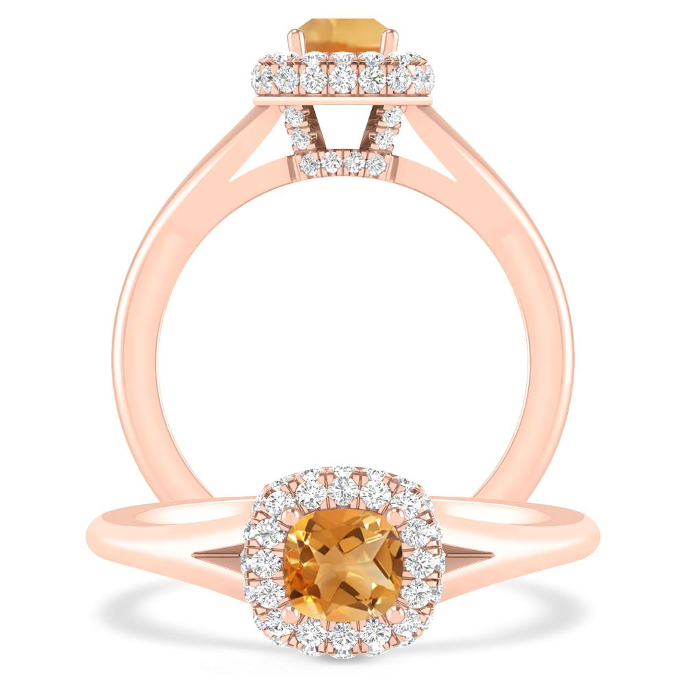 Rose Gold - Citrine