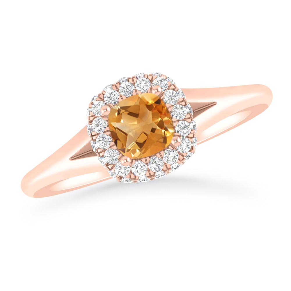 Rose Gold - Citrine