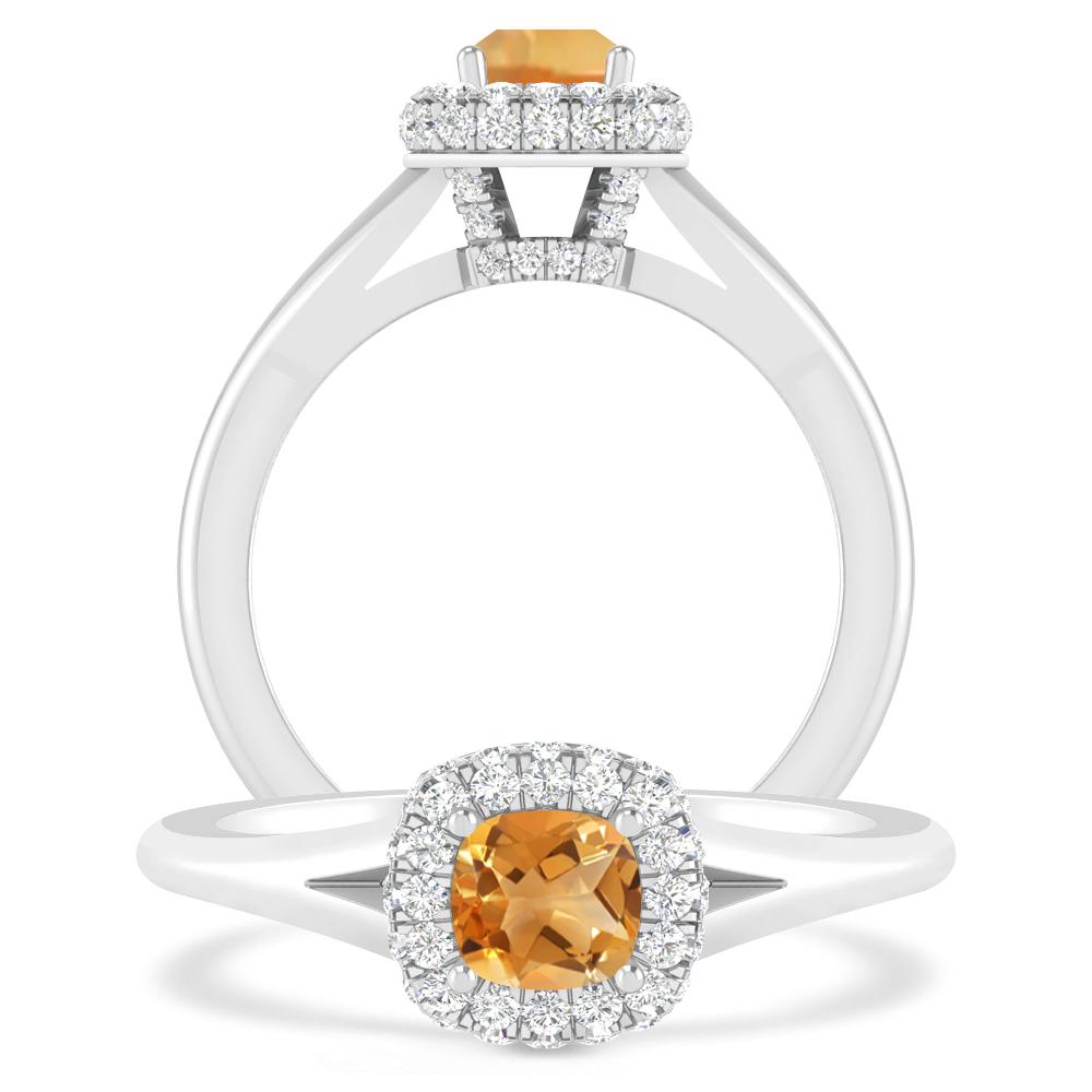 White Gold - Citrine