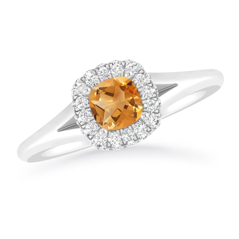 White Gold - Citrine