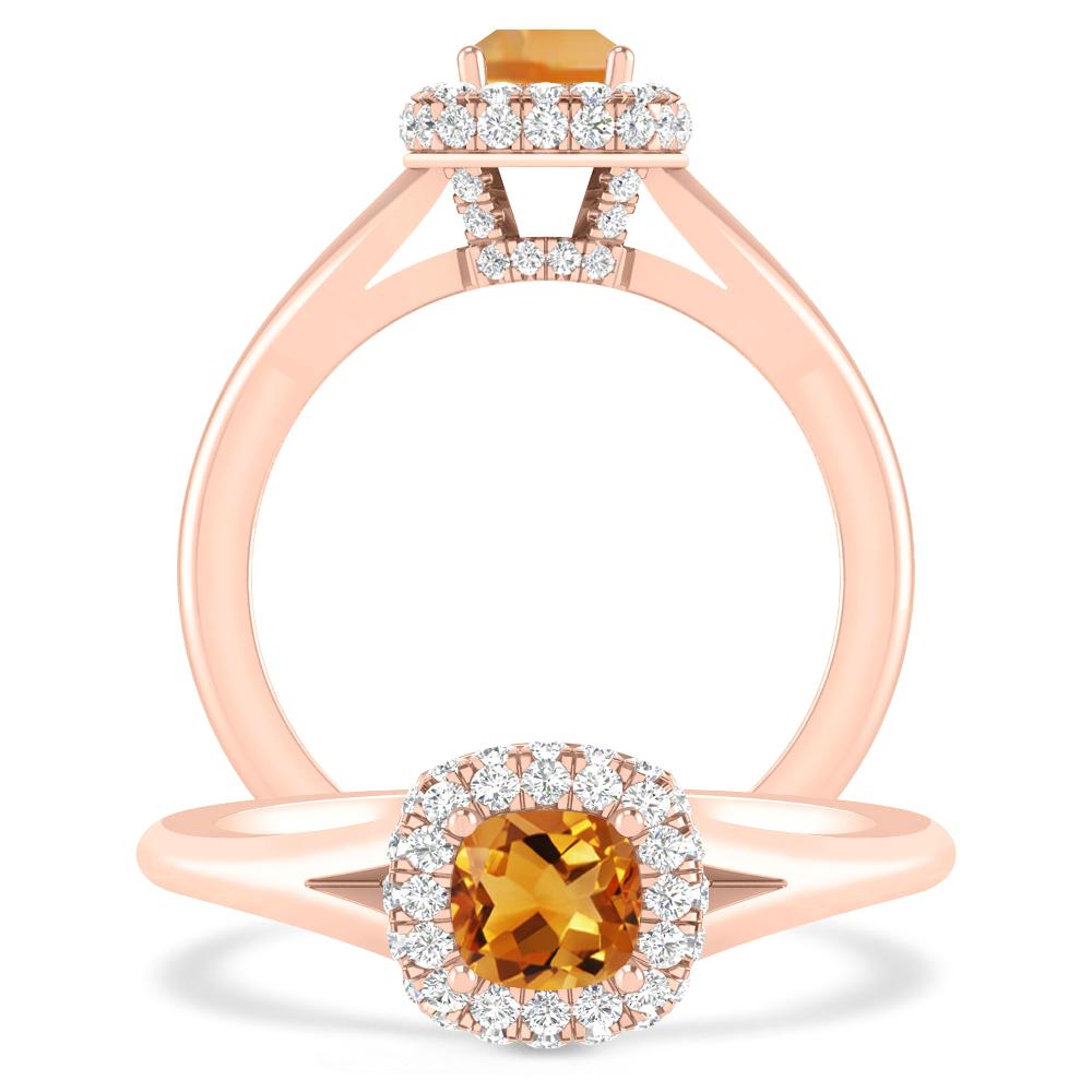 Rose Gold - Citrine