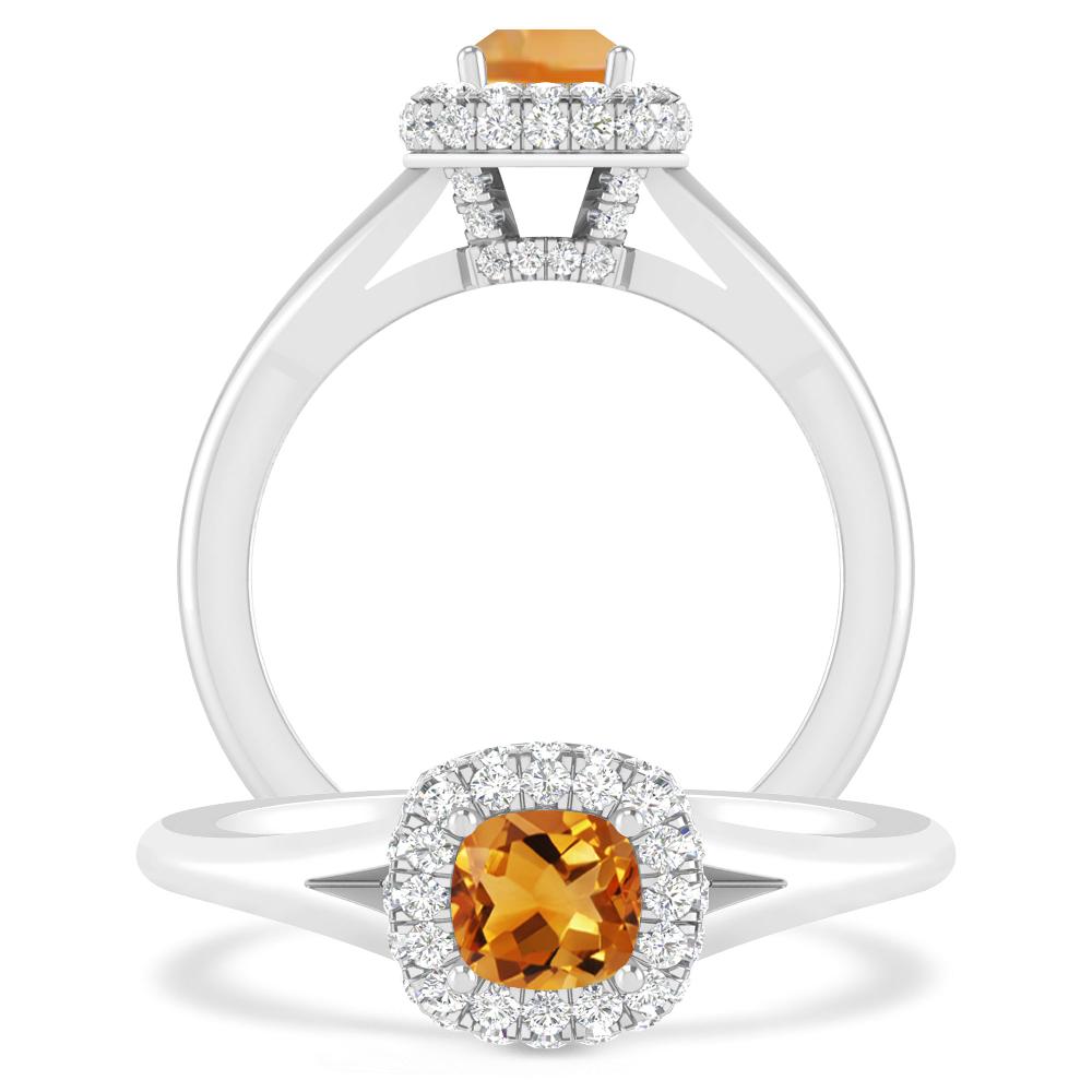 White Gold - Citrine