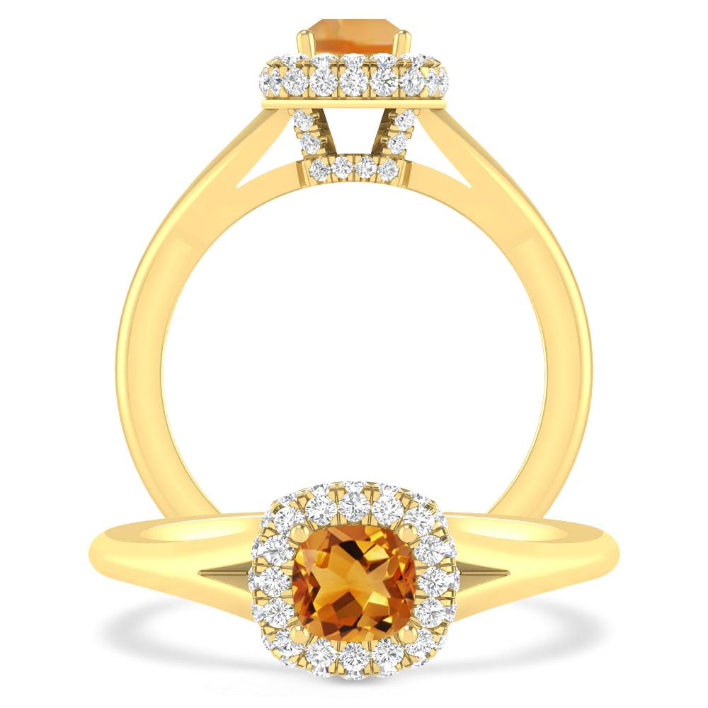 Yellow Gold - Citrine