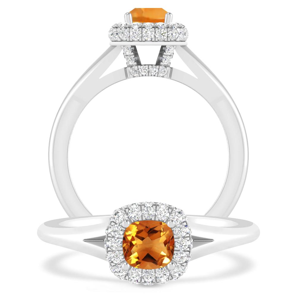 White Gold - Citrine