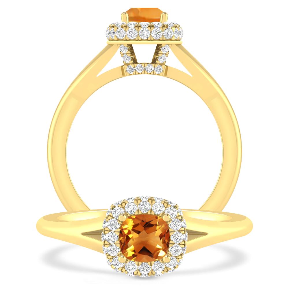 Yellow Gold - Citrine