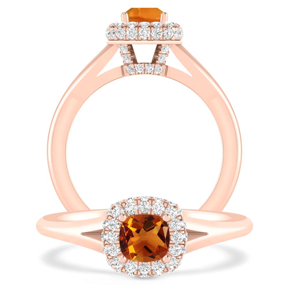 Rose Gold - Citrine