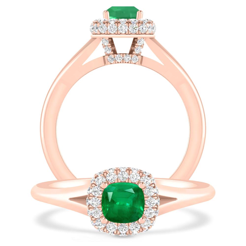 Rose Gold - Emerald