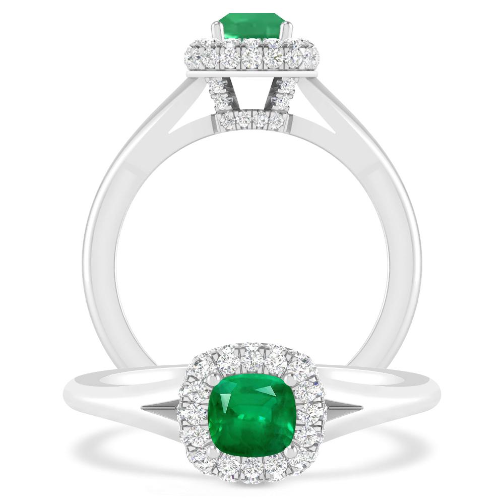 White Gold - Emerald