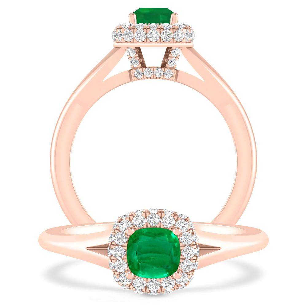 Rose Gold - Emerald