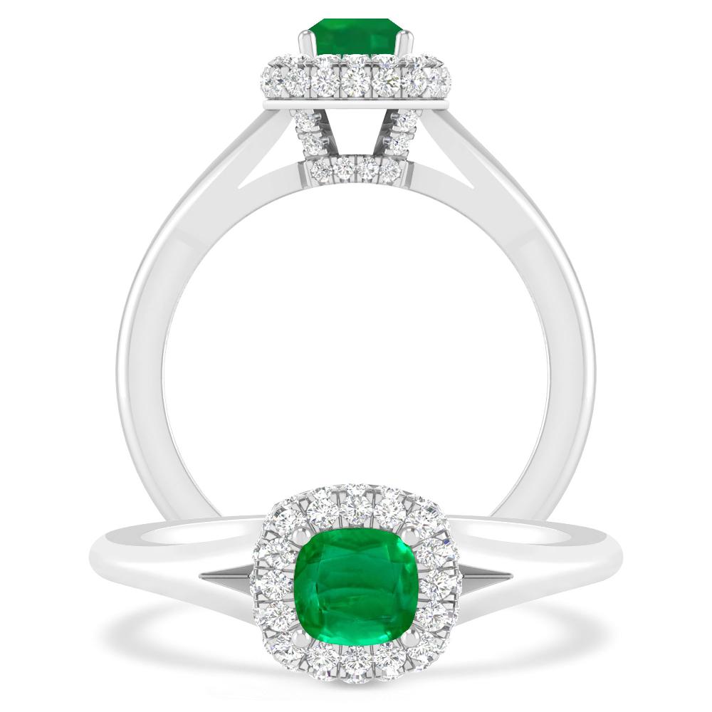 White Gold - Emerald