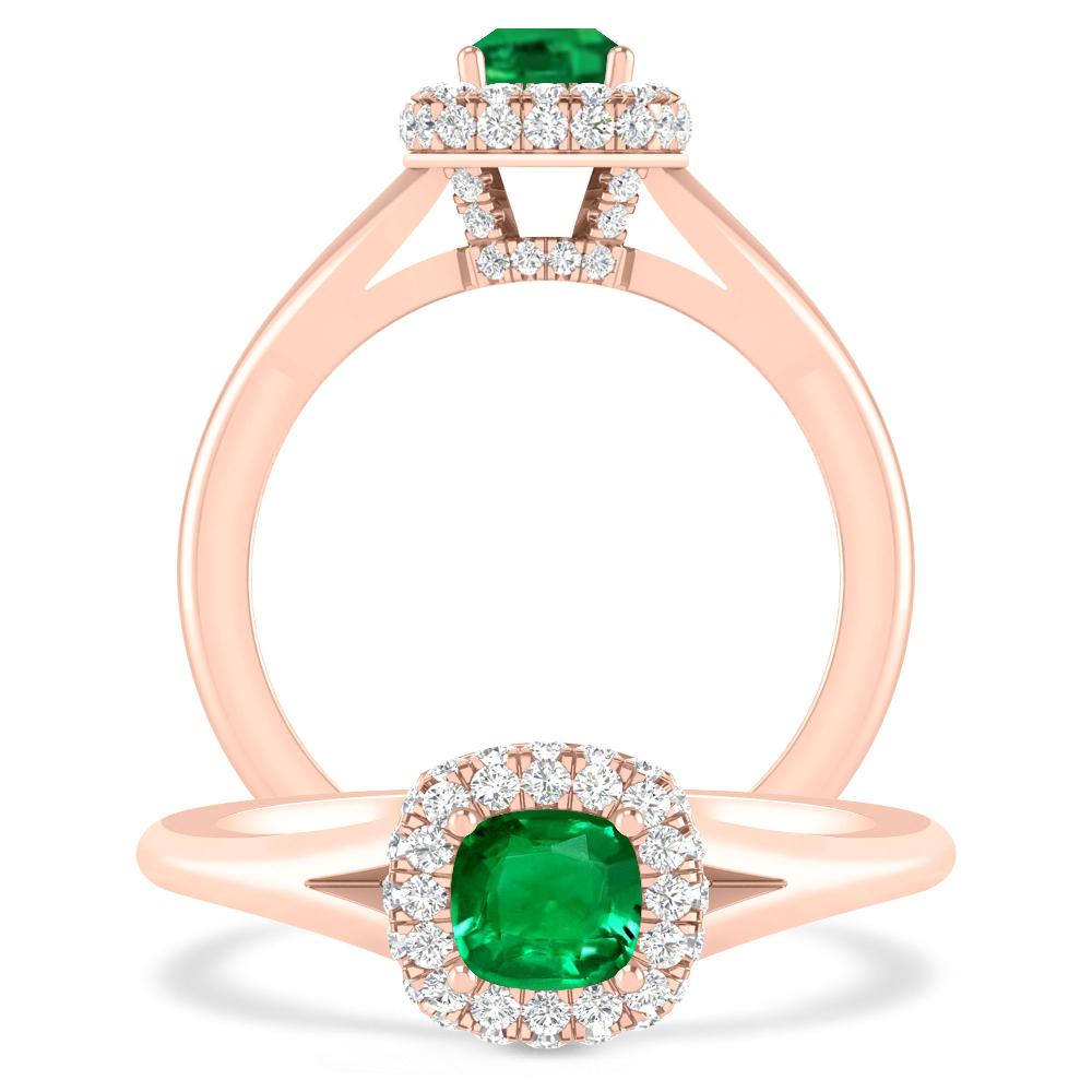 Rose Gold - Emerald