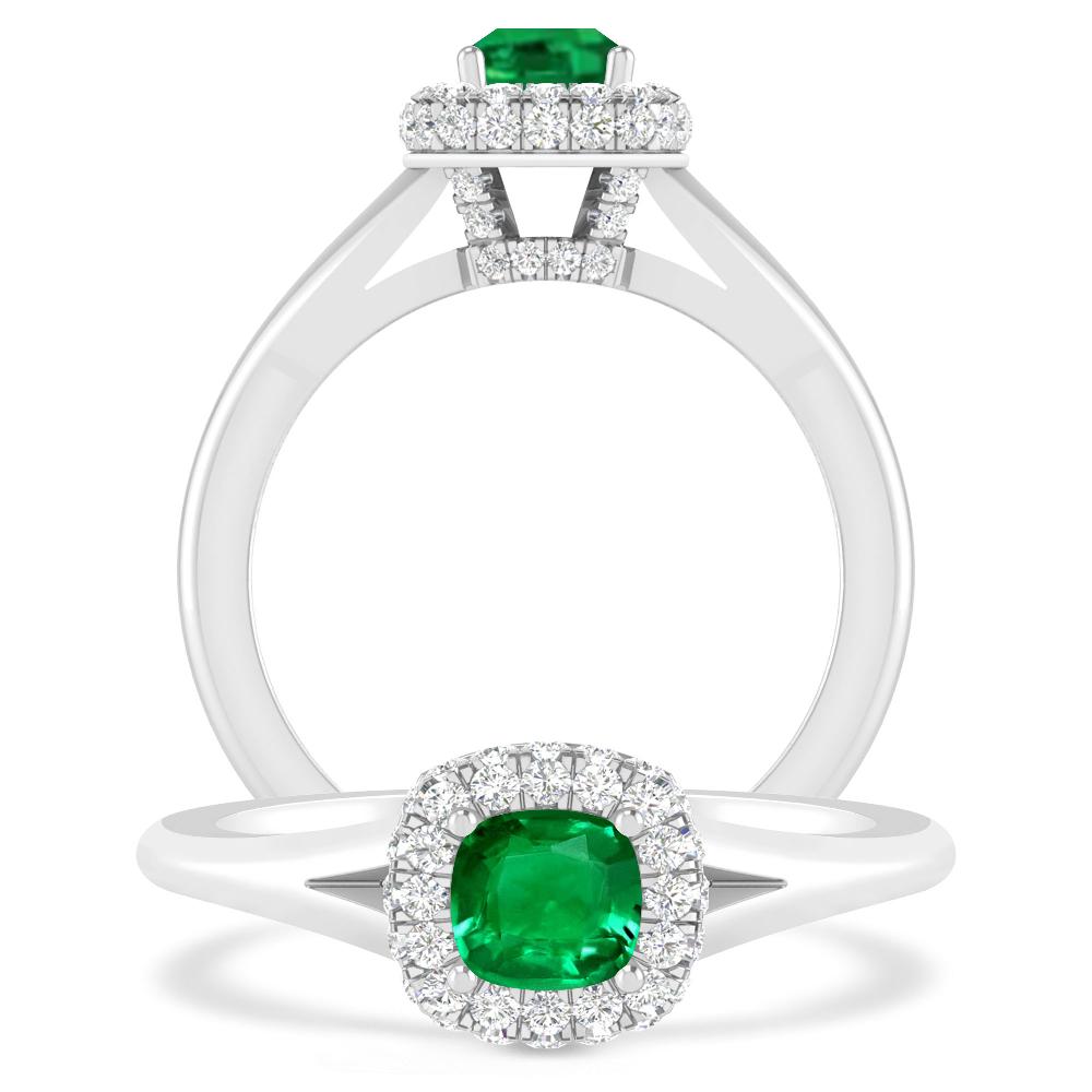 White Gold - Emerald