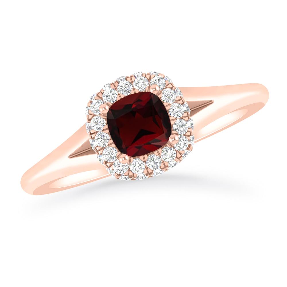 Rose Gold - Garnet