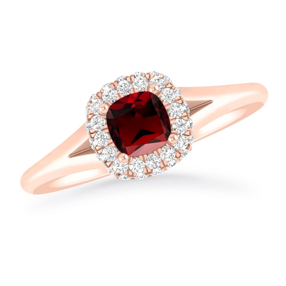 Rose Gold - Garnet