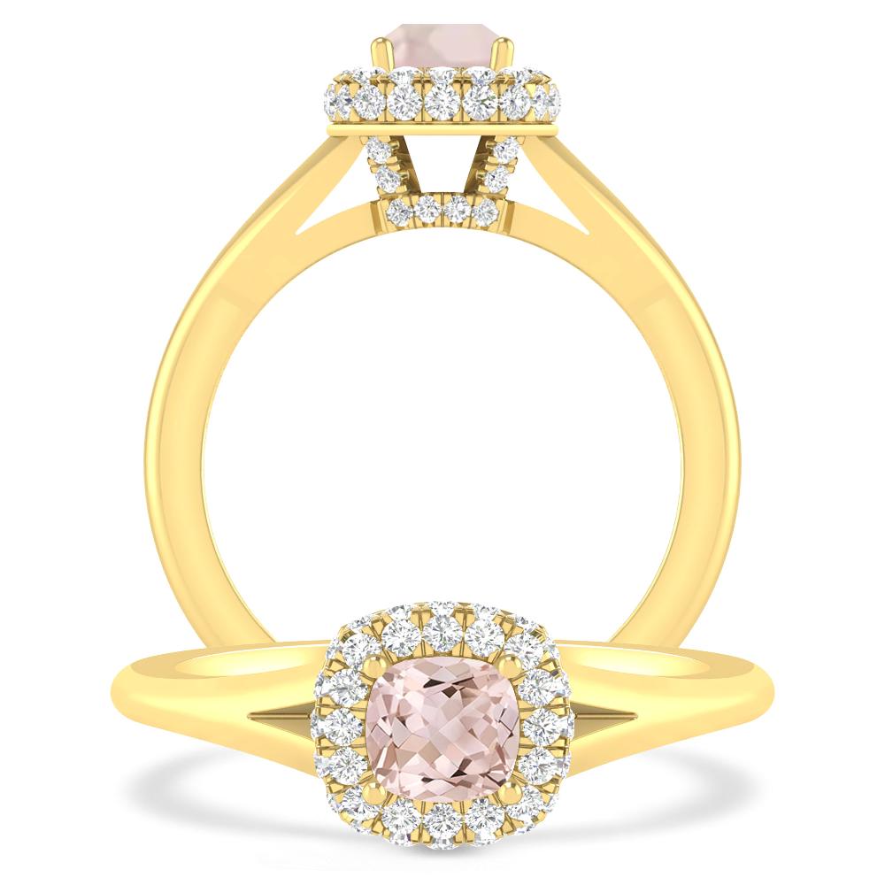 Yellow Gold - Morganite