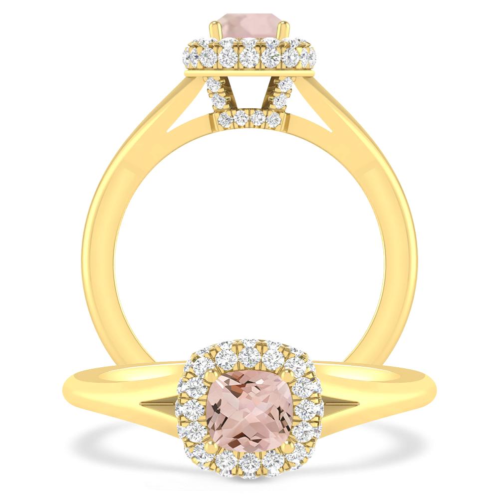 Yellow Gold - Morganite