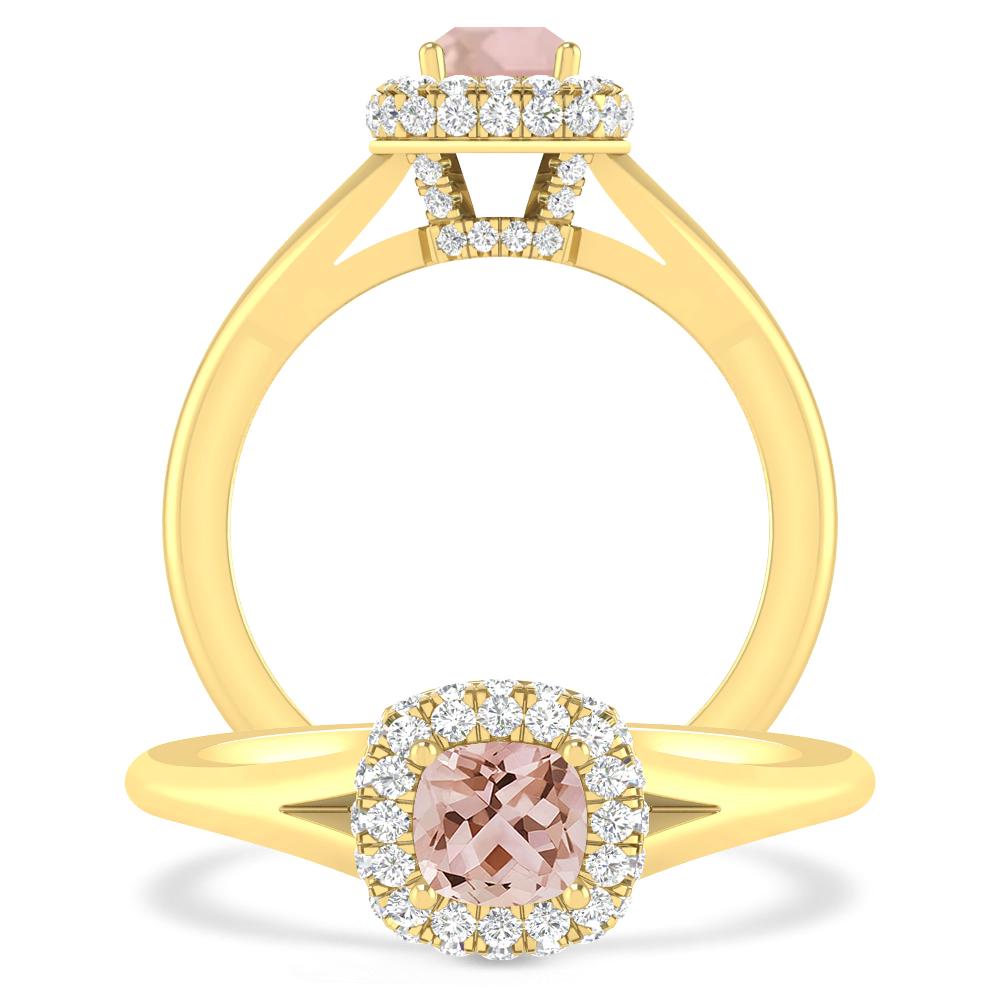 Yellow Gold - Morganite