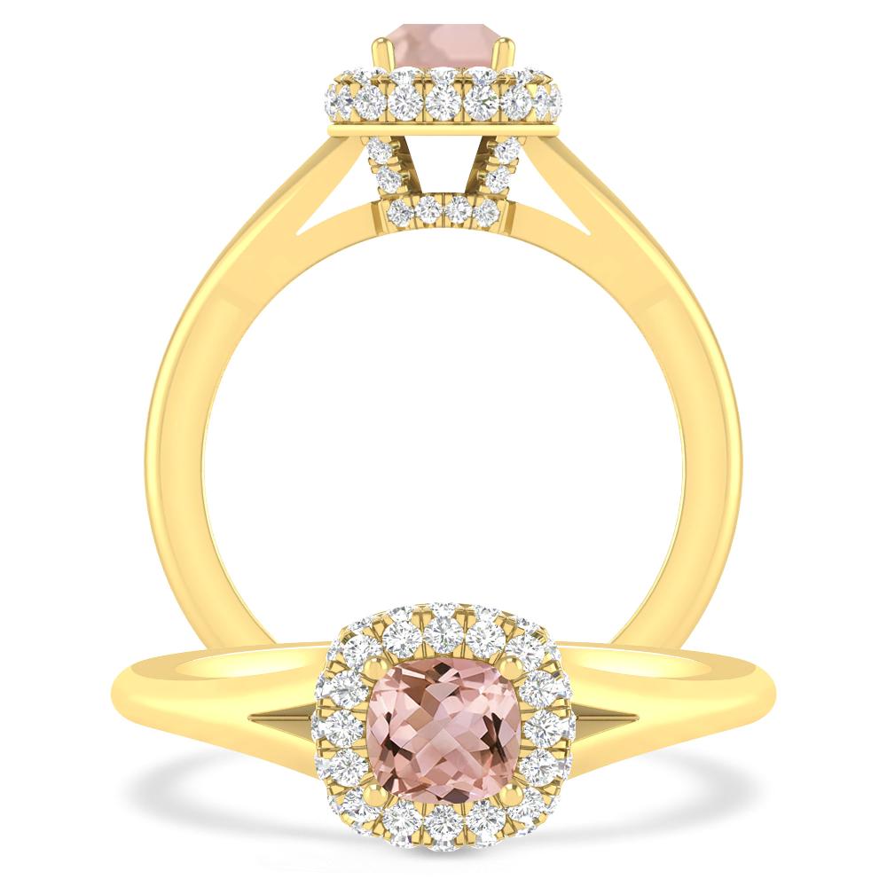 Yellow Gold - Morganite