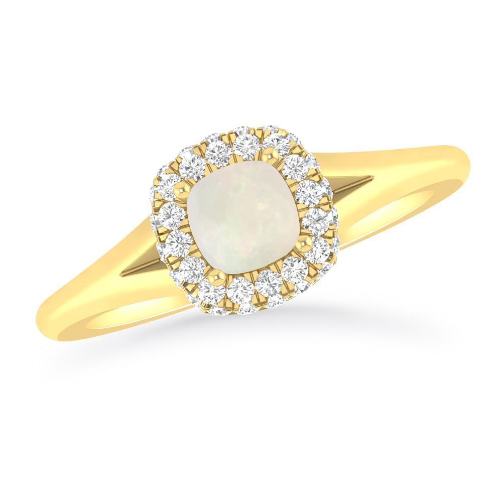 Yellow Gold - Opal