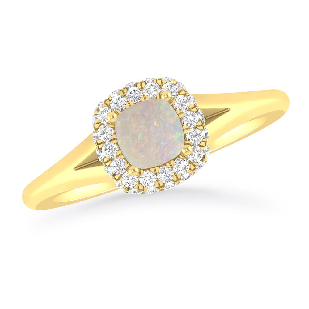 Yellow Gold - Opal