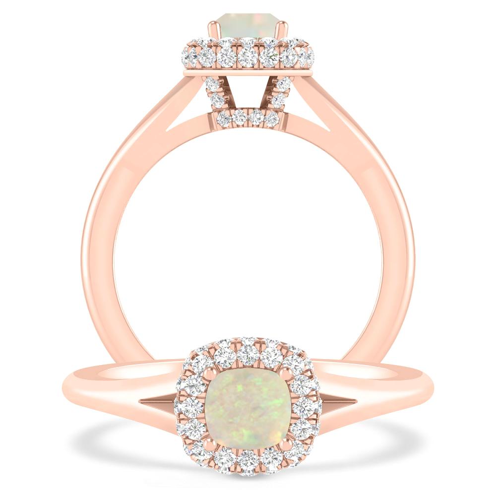 Rose Gold - Opal