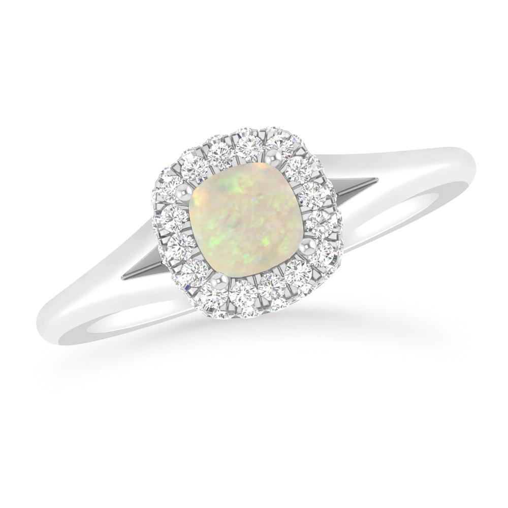 White Gold - Opal