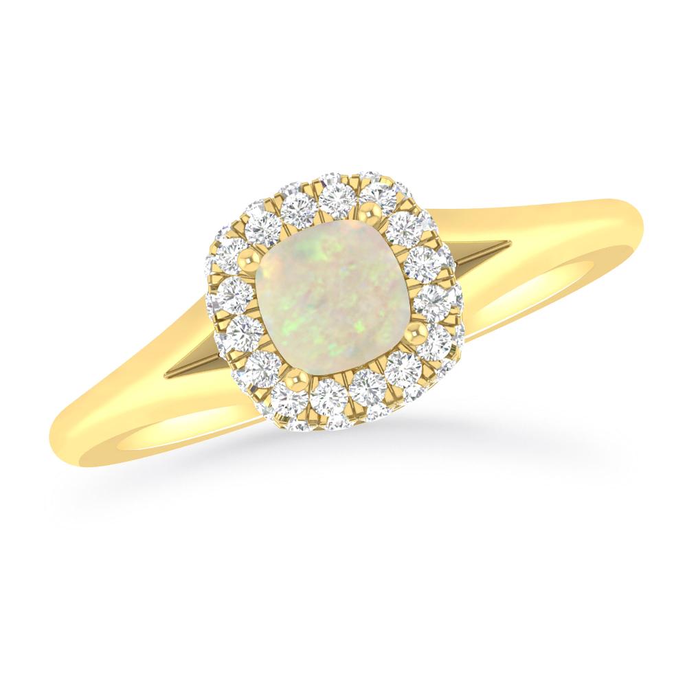 Yellow Gold - Opal