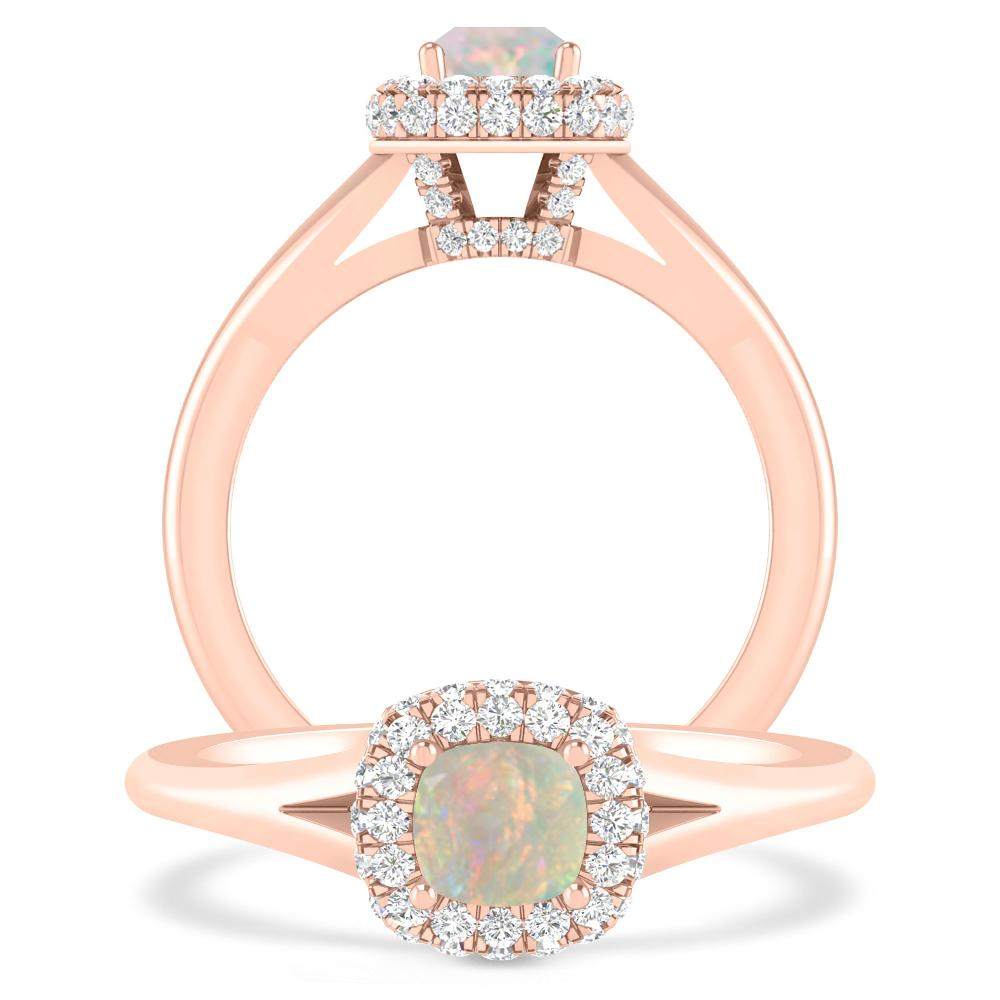 Rose Gold - Opal