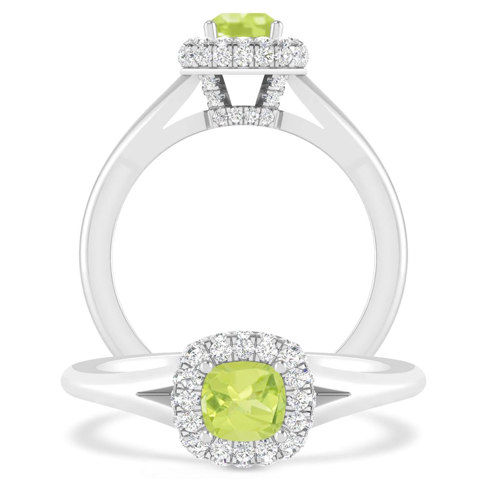 White Gold - Peridot