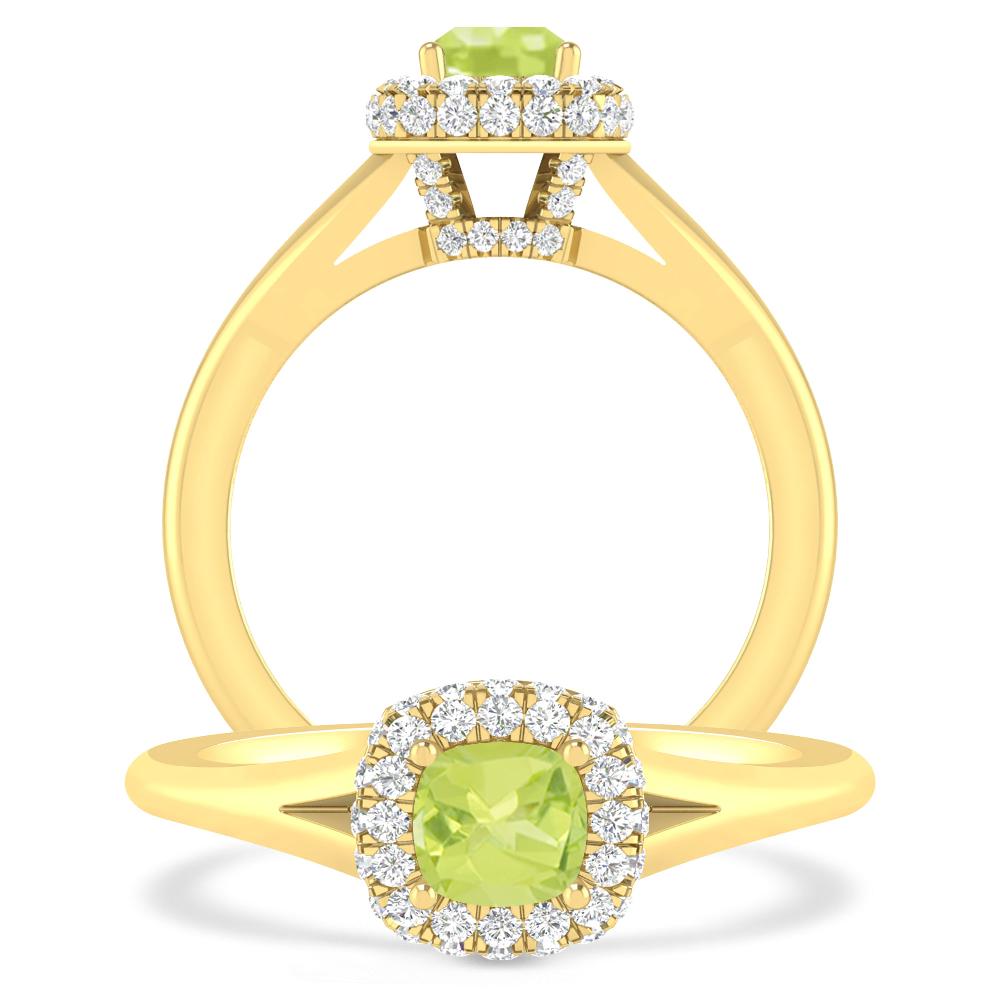 Yellow Gold - Peridot