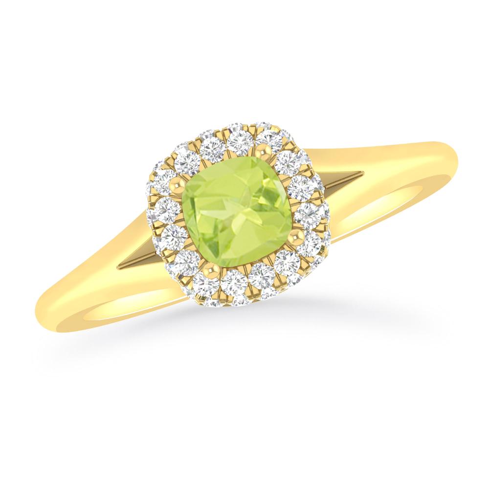 Yellow Gold - Peridot