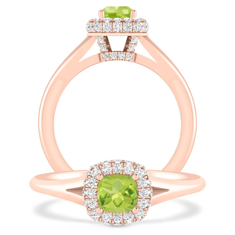 Rose Gold - Peridot