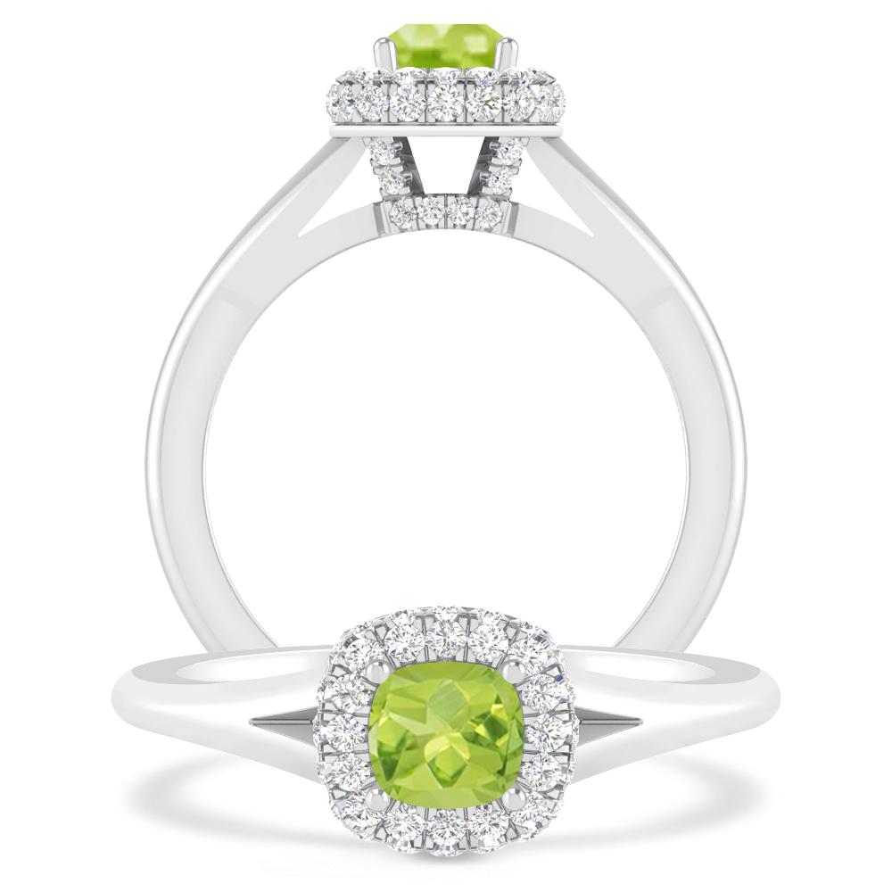 White Gold - Peridot