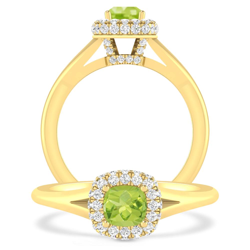 Yellow Gold - Peridot