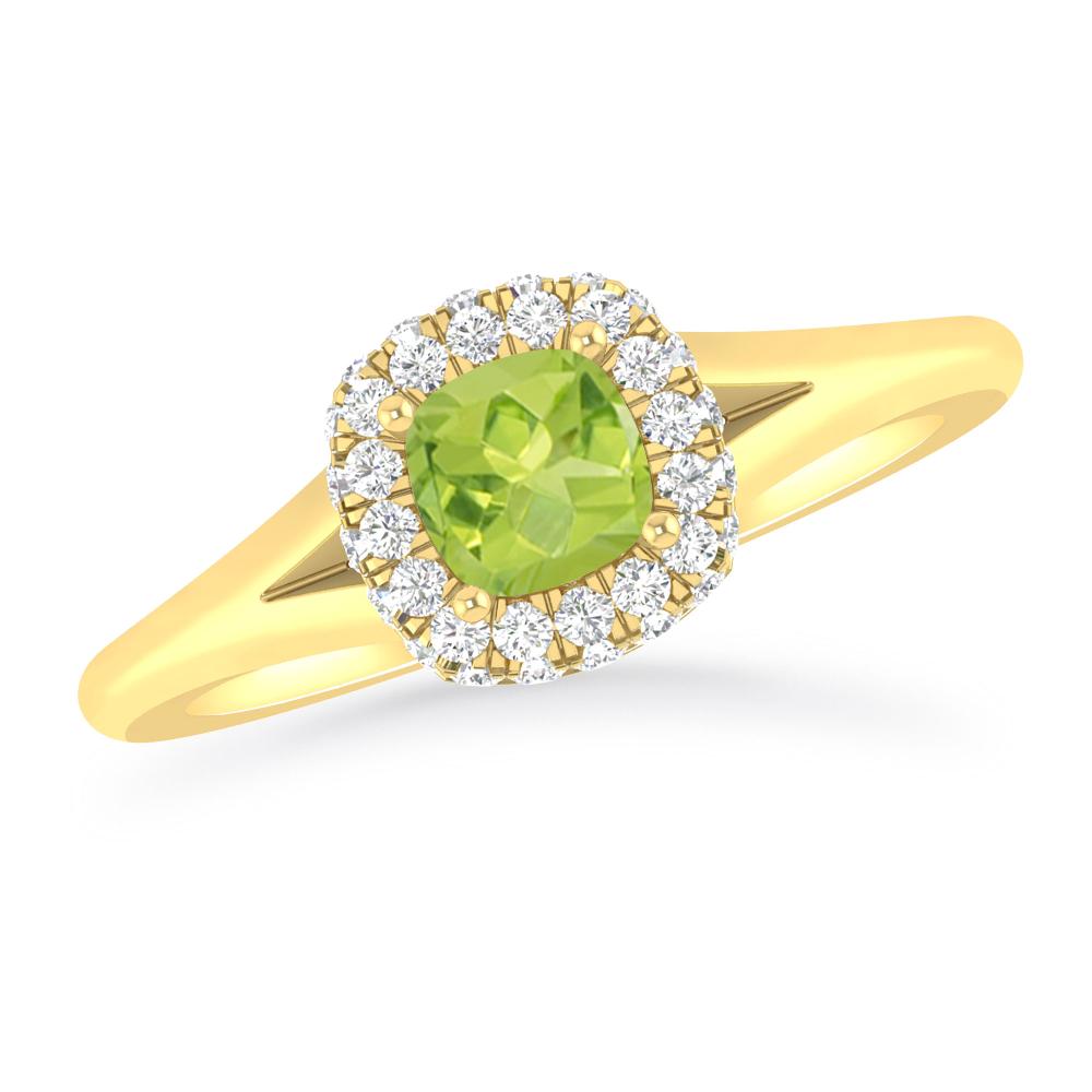 Yellow Gold - Peridot