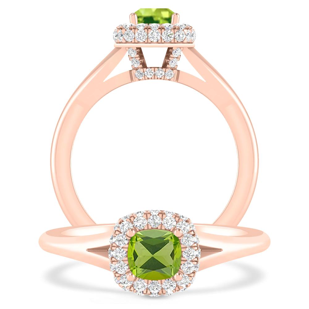 Rose Gold - Peridot