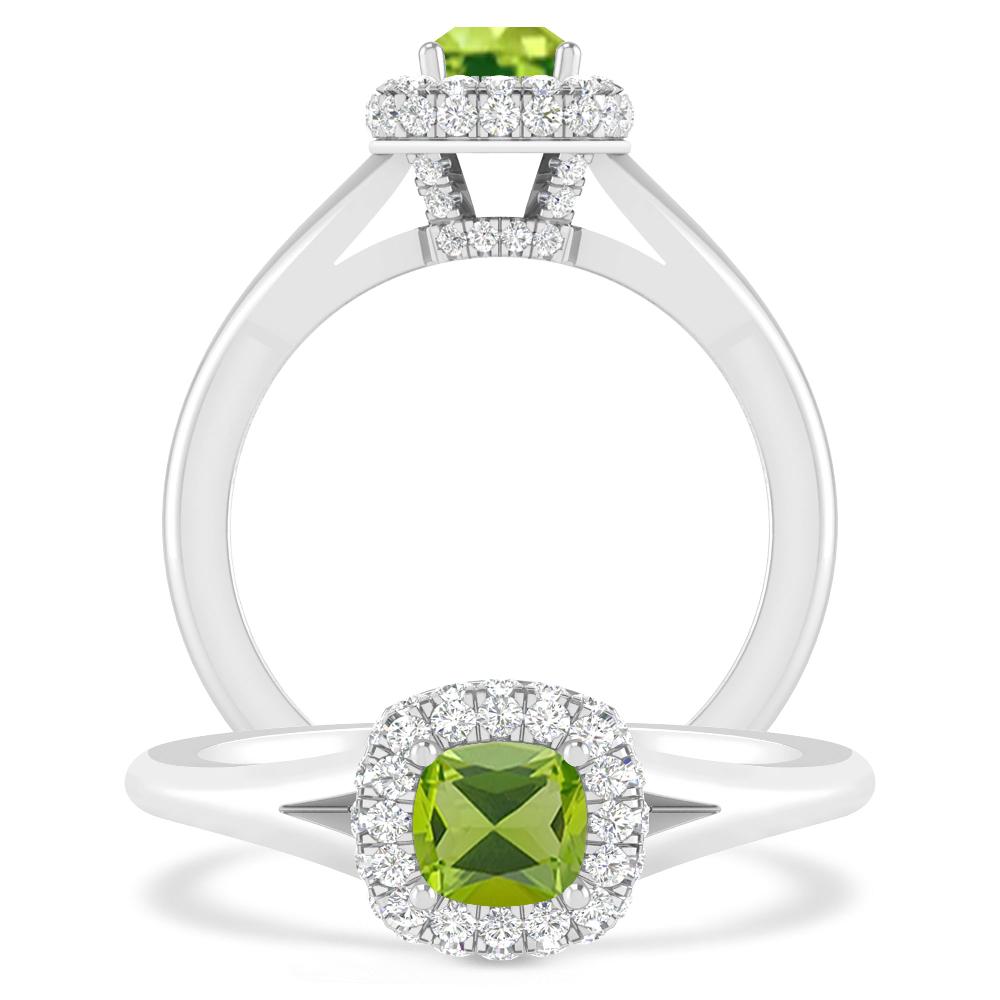 White Gold - Peridot