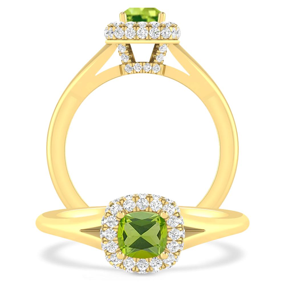 Yellow Gold - Peridot