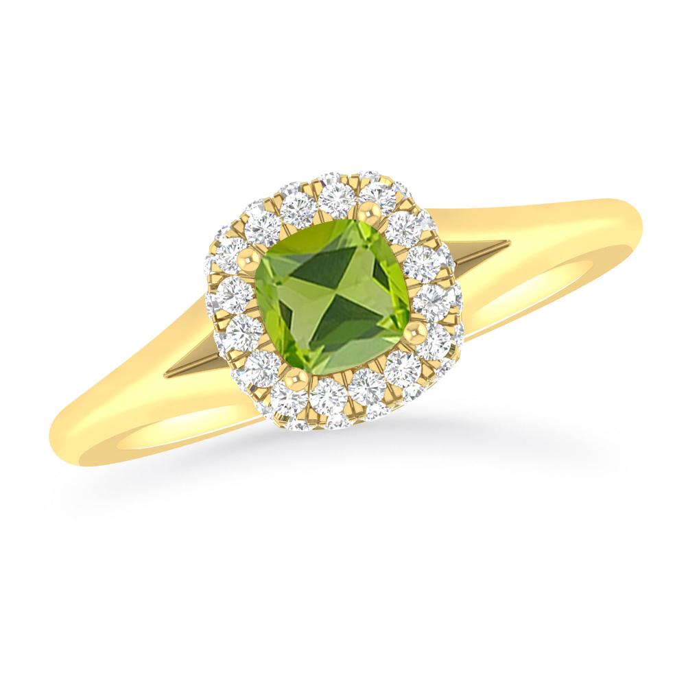 Yellow Gold - Peridot