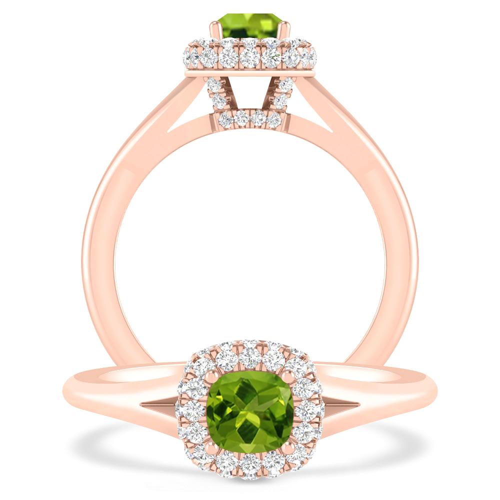 Rose Gold - Peridot