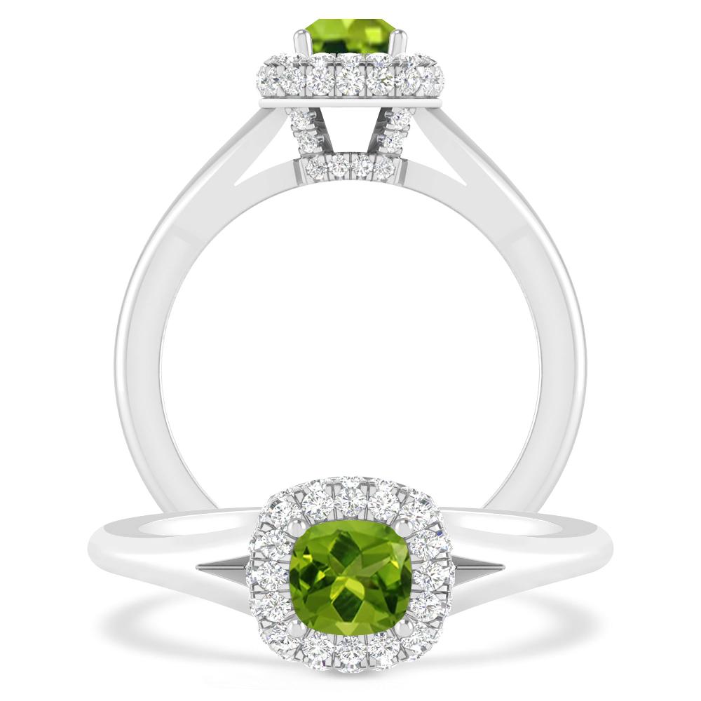 White Gold - Peridot